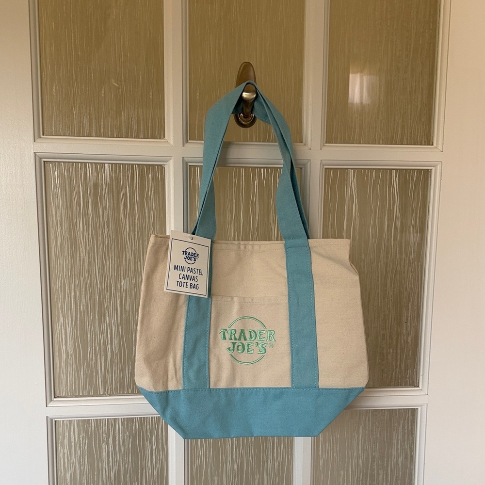 Trader Joe’s Mini Pastel Tote Bag